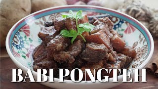 Babi Pongteh Recipe Peranakan Braised Pork Belly  豆酱焖猪肉 [upl. by Burford]