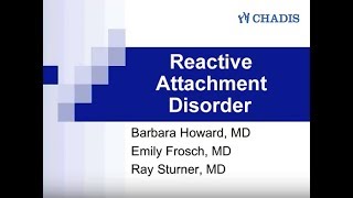 Reactive Attachment Disorder [upl. by Rehpotirhc]