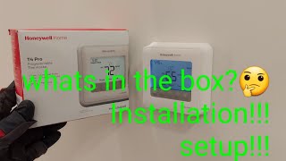 HONEYWELL HOME T4 PRO THERMOSTAT [upl. by Alauqahs290]