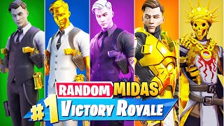 The RANDOM MIDAS BOSS Challenge in Fortnite [upl. by Inafit588]