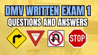 UPDATED DRIVING WRITTEN TEST PART 2  Practice permit TEST 50 Questions Learners Permit [upl. by Walkling769]