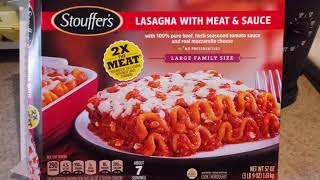 Stouffers Lasagna with Meat Sauce [upl. by Suaeddaht]