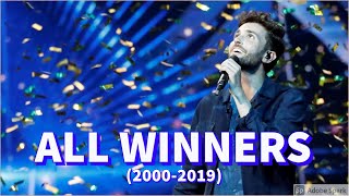 ALL WINNERS 20002019  Eurovision Song Contest [upl. by Zosima965]