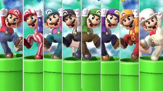 Super Smash Bros Ultimate  All Characters Battle Entrances With 8 Players All DLC Included [upl. by Sheffy]