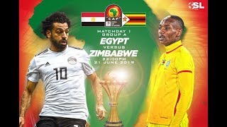 ZIMBABWE VS EGYPT 2019 HIGHLIGHTS AFCON 2019 [upl. by Nonah]