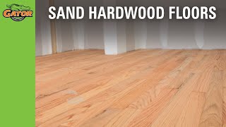 Howto Sand amp Stain Hardwood Floors [upl. by Odareg169]