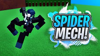 NO Scale Tool EPIC SPIDER MECH  Build a Boat For Treasure [upl. by Notsahc]