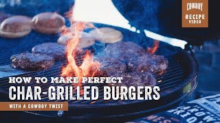 How to Make Perfect Charcoal Grilled Burgers [upl. by Sweet]