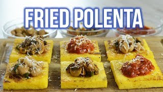 Fried Polenta Cakes [upl. by Poll374]