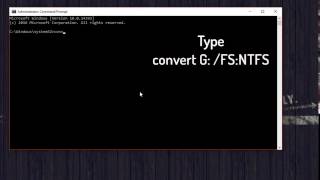 Convert FAT32 to NTFS Without Format  Data Loss in Windows 10 [upl. by Nwahsat968]