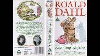 Roald Dahls Revolting Rhymes 1996 Reissue UK VHS [upl. by Huebner]