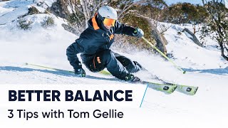 HOW TO SKI STEEPER SLOPES  3 Tips For Better Balance [upl. by Bosch]