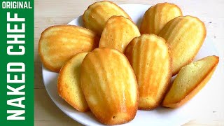 How to make MADELEINES  French lemon cakes recipe [upl. by Aleehs]