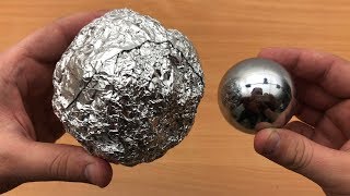 DIY Mirror Polished Japanese Aluminum Foil Ball [upl. by Jac]