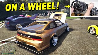 Drifting in GTA 5 on a Steering Wheel [upl. by Panther]