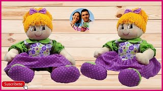 🔴Cómo Hacer una MUÑECA DE TRAPO Paso a Paso detallado la monita  Tutorial Arte en Tus Manos [upl. by Urial642]