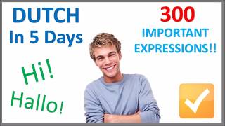 Learn Dutch in 5 Days  Conversation for Beginners [upl. by Capwell]