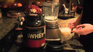 How to Make a Basic Whey Protein Shake [upl. by Alverson]