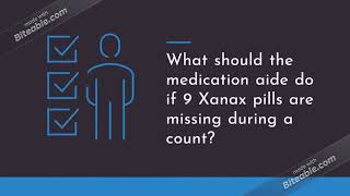 Medication Aide Practice Test Questions Part I [upl. by Clovis]