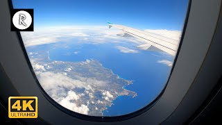 Airplane Cabin Flight Sounds 4K  recorded with GoPro [upl. by Cilegna818]