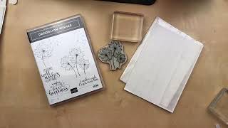 How to Apply Stampin Up Cling Adhesive [upl. by Old]