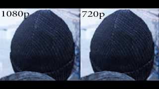 1080p vs 720p Explanation Differences AntiAliasing Jaggies [upl. by Yekcaj]