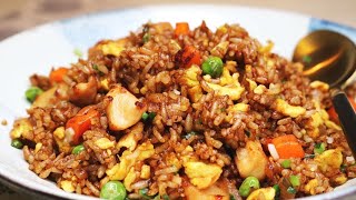 BETTER THAN TAKEOUT AND EASY Chinese Chicken Fried Rice Recipe [upl. by Harriette]