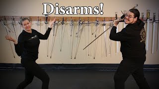 Disarms with 3 Weapons  Learn About Sword Fighting [upl. by Guglielma]