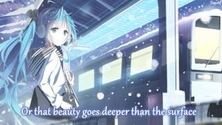 Nightcore  Scars To Your Beautiful  Lyrics [upl. by Ulita]