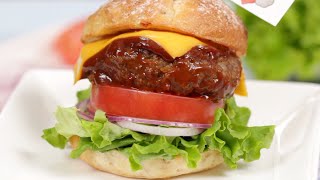 Beef Hamburger Recipe Homemade Beef Patties and Easy Hamburger Sauce  Cooking with Dog [upl. by Sema581]