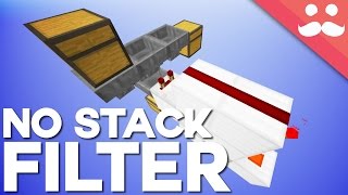 Minecraft The NonStackable Item Filter Day 7 [upl. by Notnerb]