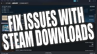 Fix Issues With Steam Downloads  Steam Downloads Not Working amp Stuck 2024 [upl. by Adnuhsat366]