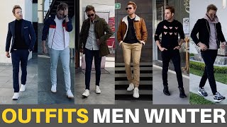 6 Sencillos Outfits INCREIBLES Para Hombre  Men Style WINTER Lookbook 2019  JR Style [upl. by Pas]