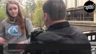 Entitled Female Student Steals A Sign amp Gets ARRESTED [upl. by Anrim]