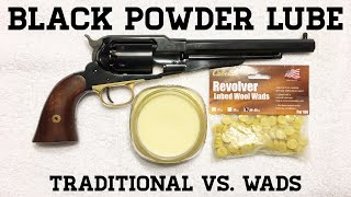 Black Powder Lube Traditional vs Wads [upl. by Ener]