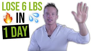 5 Steps On How To Lose Water Weight In One Day 6 POUNDS  LiveLeanTV [upl. by Hallerson866]