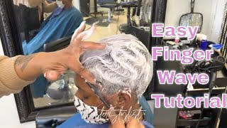 Finger Waves Tutorial  Beginner Friendly [upl. by Suhpesoj940]