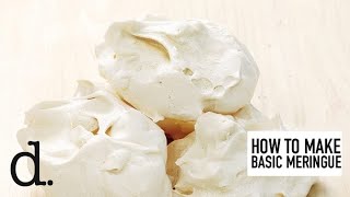 Basic Meringue Recipe  delicious Magazine [upl. by Cathyleen]