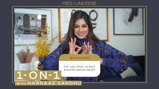 Harnaaz Sandhu Answers YOUR Fan Questions  1 ON 1  Miss Universe [upl. by Nnylak751]