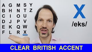 How To Pronounce The English Alphabet BRITISH PRONUNCIATION [upl. by Ehcropal]