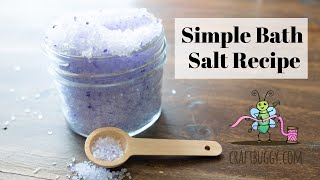 How To Make Bath Salts [upl. by Ahseena]