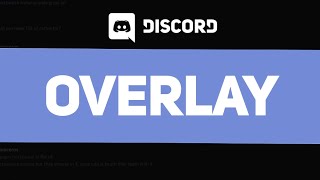 How to Enable and Use the Discord Overlay [upl. by Silirama591]