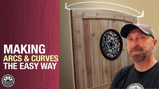 Making Arcs amp Curves The Easy Way  Woodworking [upl. by Ancell]