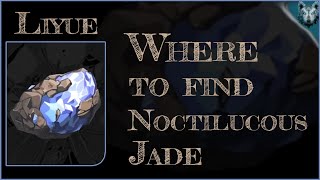 Where to find Noctilucous Jade Farm locations  Genshin Impact [upl. by Bohner55]