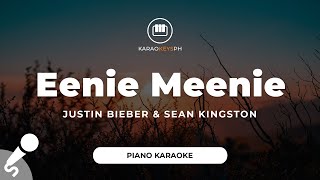 Eenie Meenie  Justin Bieber amp Sean Kingston Piano Karaoke [upl. by Inuat418]