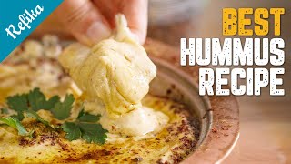 THE BEST HUMMUS Recipe You Will Ever Try 💯 Perfect Consistency amp Silky Smooth  SO EASY TO MAKE [upl. by Blumenfeld]