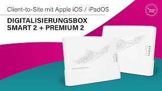 Telekom Digibox Smart 2  Premium 2 – ClienttoSite mit Apple iOS  iPadOS [upl. by Tera]