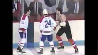 1987 Canadiens  Flyers Pre Game Brawl Bataille Générale [upl. by Angele]