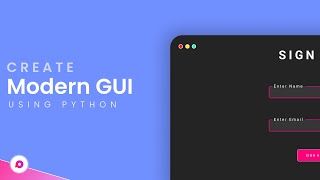 Modern GUI With Python  Automate Tkinter GUI Creation  No code GUI Creation [upl. by Karilla]