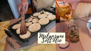 Melanzane SottOlio Ricetta Facile  Pickled Eggplant in Oil Easy Recipe [upl. by Theran527]